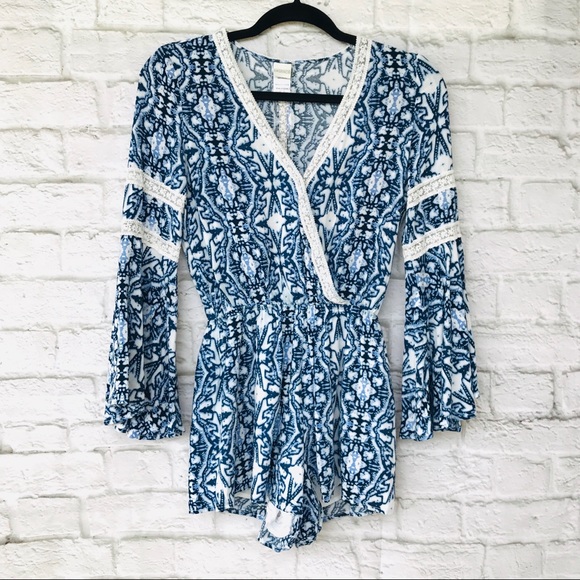 l*space Pants - l*Space crochet trim romper